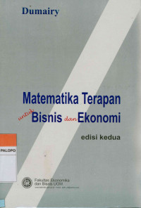 Matematika terapan untuk bisnis ekonomi Edisi Kedua