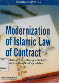 Modernization Of Islamic Law Of Contract