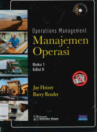 Operations MAnagement, Manajemen Operasi Buku 1 Edisi 9