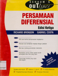 Teori dan Soal-Soal Persamaan Diferensial (Edisi ketiga)