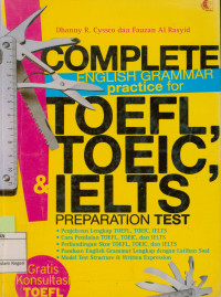 Complete english grammar practice for toefl, toeic, & ielts preparation test