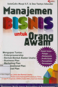 Manajemen bisnis untuk orang awam