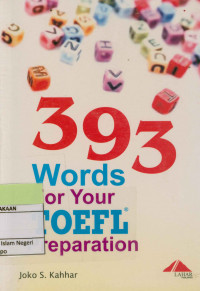 393 Words For Your Toefl Prepation