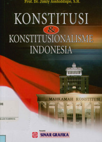 Konstitusi dan konstitualisme Indonesia