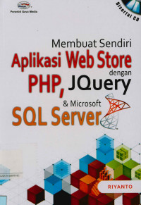 Membuat sendiri aplikasi web store dengan PHP, JQuery dan micrisoft SQL server