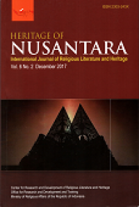HERTAGE OF NUSANTARA : Internasional Journal of Religius Literature and Heritage