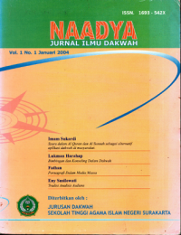 NAADYA: JURNAL ILMU DAKWAH