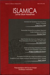 ISLAMICA: Jurnal Studi Keislaman