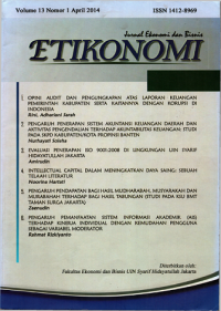 Jurnal ekonomi dan bisnis etikonomi