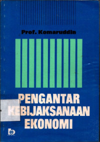 Pengantar Kebijaksanaan Ekonomi