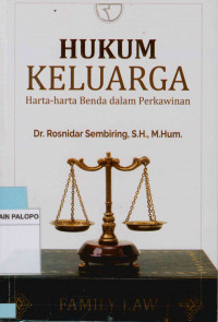 Hukum keluarga : Harta-harta benda dalam perkawinan