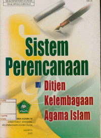 Sistem Perencanaan :Ditjen Kelembagaan Agama Islam