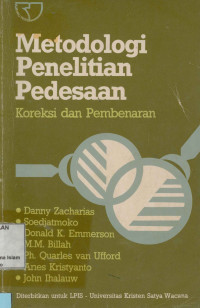 Metodologi penelitian pedesaan : Koreksi  dan pembenaran