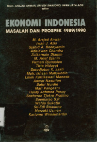 Ekonomi Indonesia Masalah dan Prosfek 1989/1990