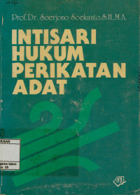 Intisari Hukum Perikatan Adat