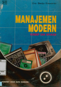 Manajemen Modern : Konsep dan aplikasi