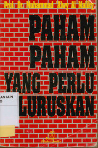 Paham -Paham Yang Perlu diluruskan