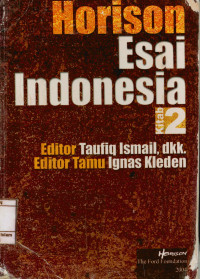 Horison esai Indonesia  Kitab 2 : Sastra Indonesia dalam program sastrawan bicara siswa bertanya (SBSB) 2003