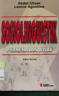 Image of Sosiolinguistik perkenalan awal