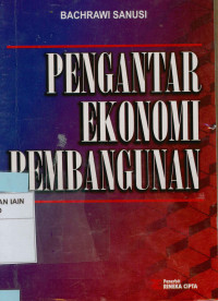 Pengantar Ekonomi pembangunan