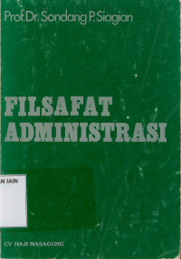 Filsafat Administrasi