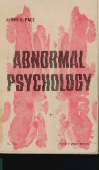 Abnormal Psychology