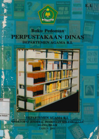 Buku Pedoman Perpustakaan Dinas Departemen Agama RI