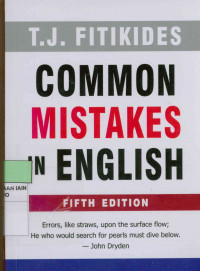 Common Mistakes  in English