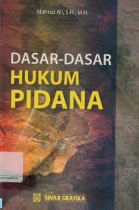 Dasar-dasar hukum pidana