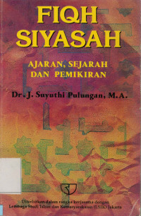 Image of Fiqh Siyasah : Ajaran, Sejarah dan Pemikiran