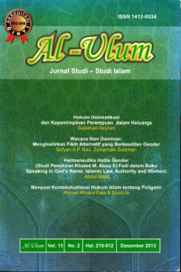 AL-ULUM: JURNAL STUDI - STUDI ISLAM