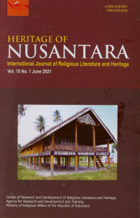 Heritage of Nusantara : International jaurnal of religious literature and haritage