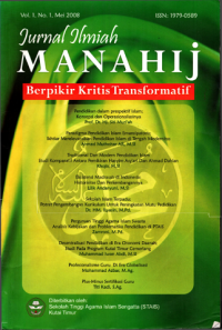 JURNAL ILMIAH MANAHIJ: BERPIKIR KRITIS TRANSFORMATIF