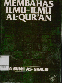 Membahas ilmu-ilmu al-qur'an