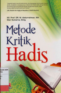 Metode Kritik Hadis