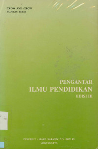 Pengantar Ilmu Pendidikan Edisi 111