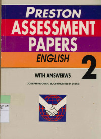 Preston assessment papers english prymary 2