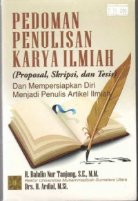 PEDOMAN PENULISAN KARYA ILMIAH