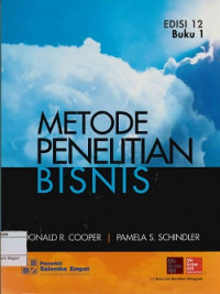 Metode penelitian bisnis (Busines research methods 12 th edition)