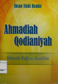 Ahmadiah Qodianiyah; Sebuah Kajian Analitis