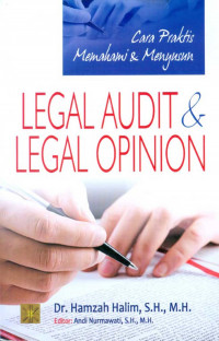 Cara praktis memahami & menyusun : Legal audit & legal opinion
