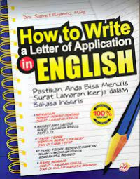 How to Write a Letter of Applocation in English