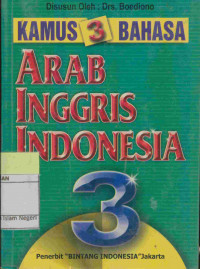 Kamus 3 bahasa Arab, Inggris, Indonesia