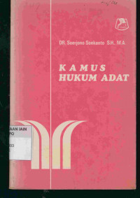 Kamus Hukum Adat