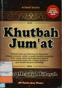 Khutbah Jum'at kiat menuju hidayah