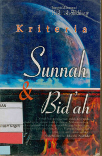 Kriteria sunnah dan bid'ah