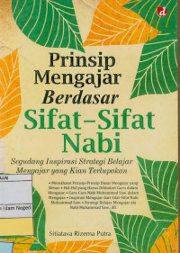 Prinsip Mengajar Berdasar Sifat-Sifat Nabi