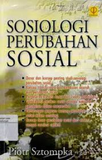 Sosiologi perubahan sosial