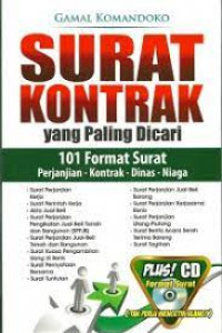 Surat Kontrak Yang paling dicari ; 101 format surat