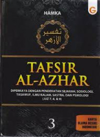 Tafsir Al-Azhar Buku 3 ( Juz 7,8, & 9)